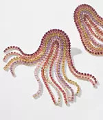 Rainbow Glitz Fringe Earring | Buckle