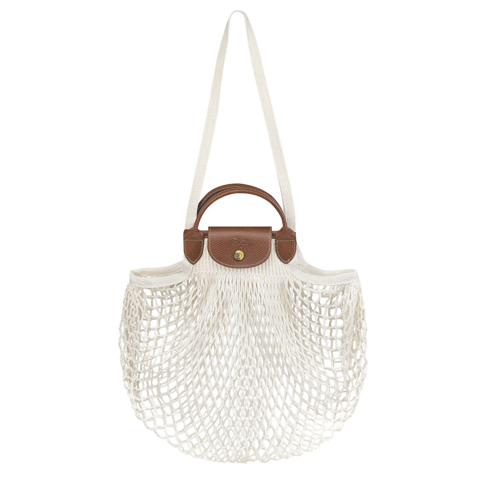 Le Pliage Filet L Mesh bag Ecru - Canvas | Longchamp GB | Longchamp