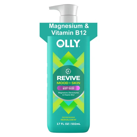 OLLY Revive Body Wash Repairs Skin Barrier Neroli Dew, 17 oz | Walmart (US)