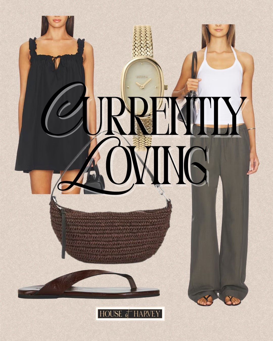 CURRENTLY LOVING—this week it’s all about returning to the pieces you've reached for again and again. The comfortable dress, the favorite denim, the woven bag, the sandals that carried you through every chapter of summer. The best wardrobes become more personal with every wear. I found some amazing pieces from Revolve that embody this style vibe! I have some wide leg pants, tank, mini dress, woven bag, leather flip flops, and a watch. All linked ⬆️

#ltkcreator #ltkfinds #ltkwatchnow #revolve #revolvefinds #summer #summeroutfits #summerfashion

#LTKgrwm #LTKootd #LTKSeasonal