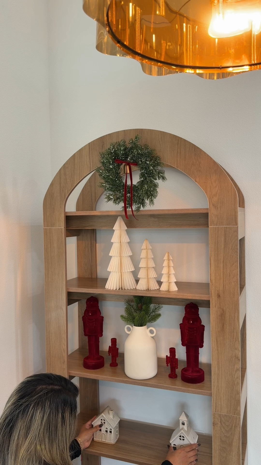 Arched bookshelf 

#LTKSeasonal #LTKHome #LTKHoliday