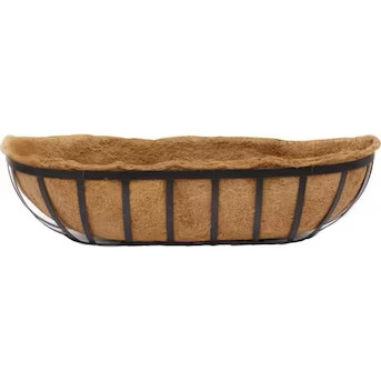 Style Selections 7.0-in W x 7.5-in H x 7-in D Black Metal Indoor/Outdoor Deck box planter Stand I... | Lowe's