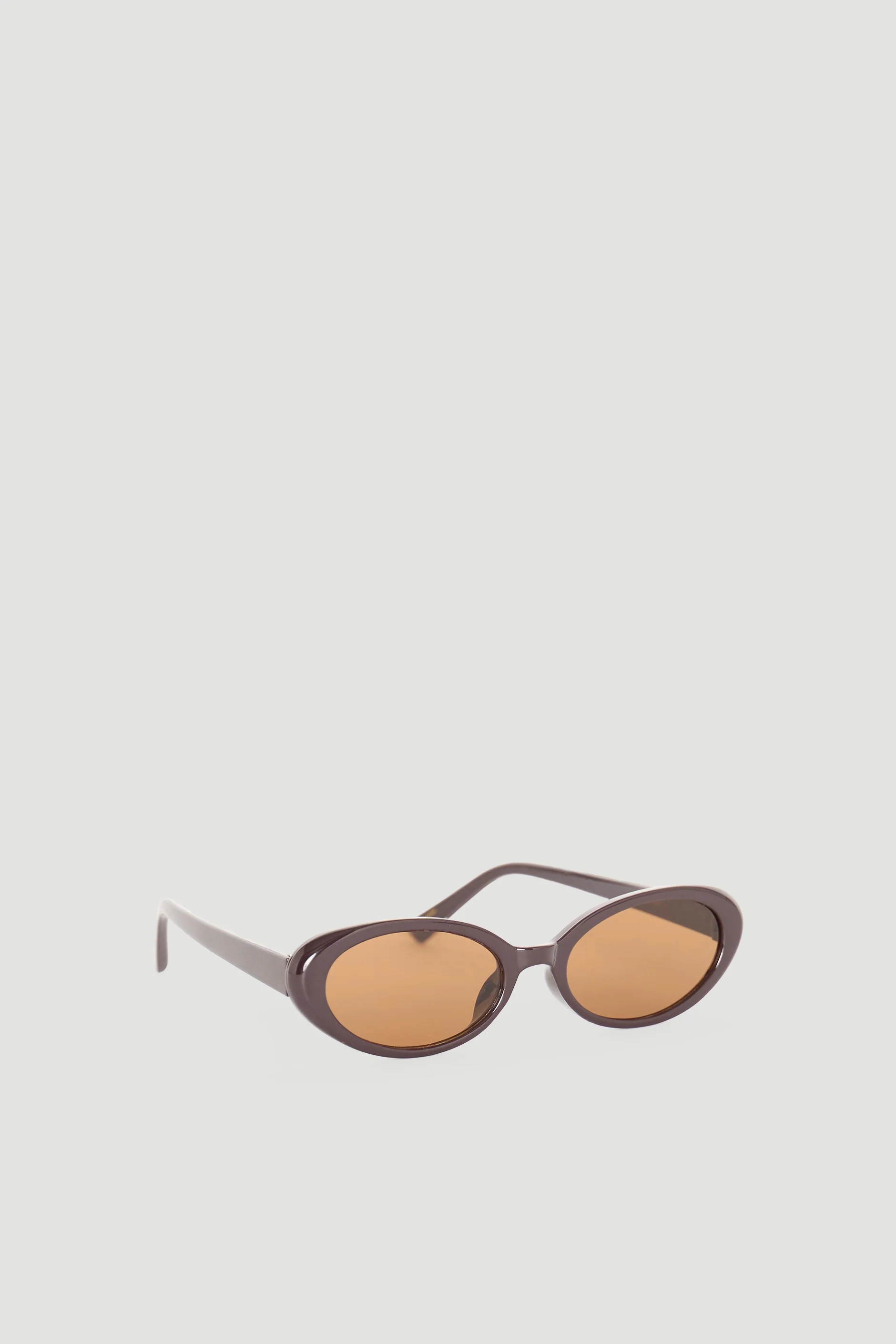 Oval Sunglasses - Brown | DECJUBA