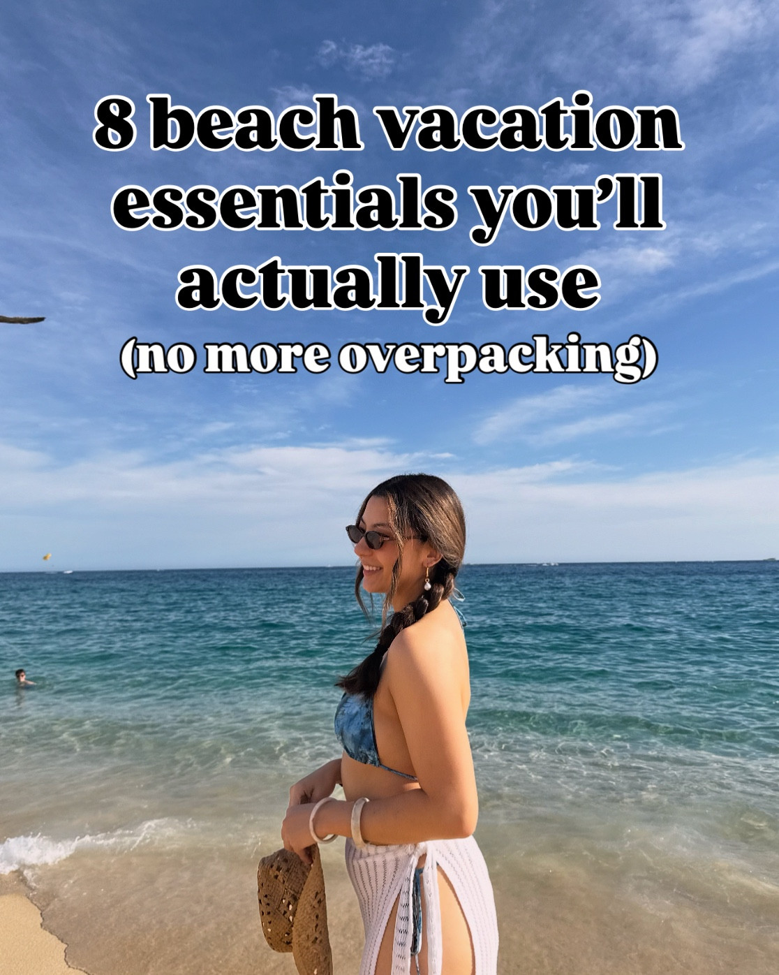 8 beach vacation essentials you’ll actually use 🫶🏼 

Linen pants - Abercrombie, almost out of stock for winter, likely will restock for summer!
Beach cover up- previously from Amazon but couldn’t find anything even similar so I linked a few other beach cover up options I liked 
Knitted beach bag - Amazon 
Platform sandals - cushionnaire brand, i tried on the 2 pictures and ended up going with the left pair as it was more comfortable! 
Green marbled dress - size s, Amazon 
Brown Sunglasses - <$15 pair I love from Amazon 
Jewelry: I love all my sophiya jewelry! Linked the earrings and necklace I wore all trip 
Dress - petal & pup, so flattering and cute! I sized down to 4 since it’s super stretchy, needs nude underwear 
Straw hat - couldn’t find my exact but linked similar! (My hat did not actually look good on me but was a very cute prop🤗) 

#LTKFindsUnder50 #LTKFindsUnder100

#LTKTravel #LTKBeauty