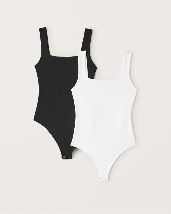 2-Pack Seamless Fabric Tank Bodysuits | Abercrombie & Fitch (UK)