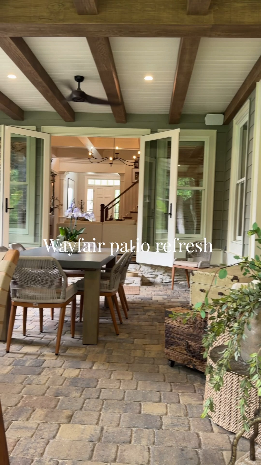 #ad We designed this outdoor space with entertaining in mind… and it has quickly become one of our favorite places to gather.

I always say the best spaces are the ones that invite people in, and this patio refresh completely changed how we spend time at home.

If an outdoor refresh is on your summer list,  Wayfair Fourth of July Clearance⁠ is the perfect excuse — up to 70% off some seriously good pieces you don’t want to miss. Running now through July 6. 🤎 fast and free shipping over $35. 

#Wayfair #WayfairPartner @wayfair #liketkit @shop.ltk