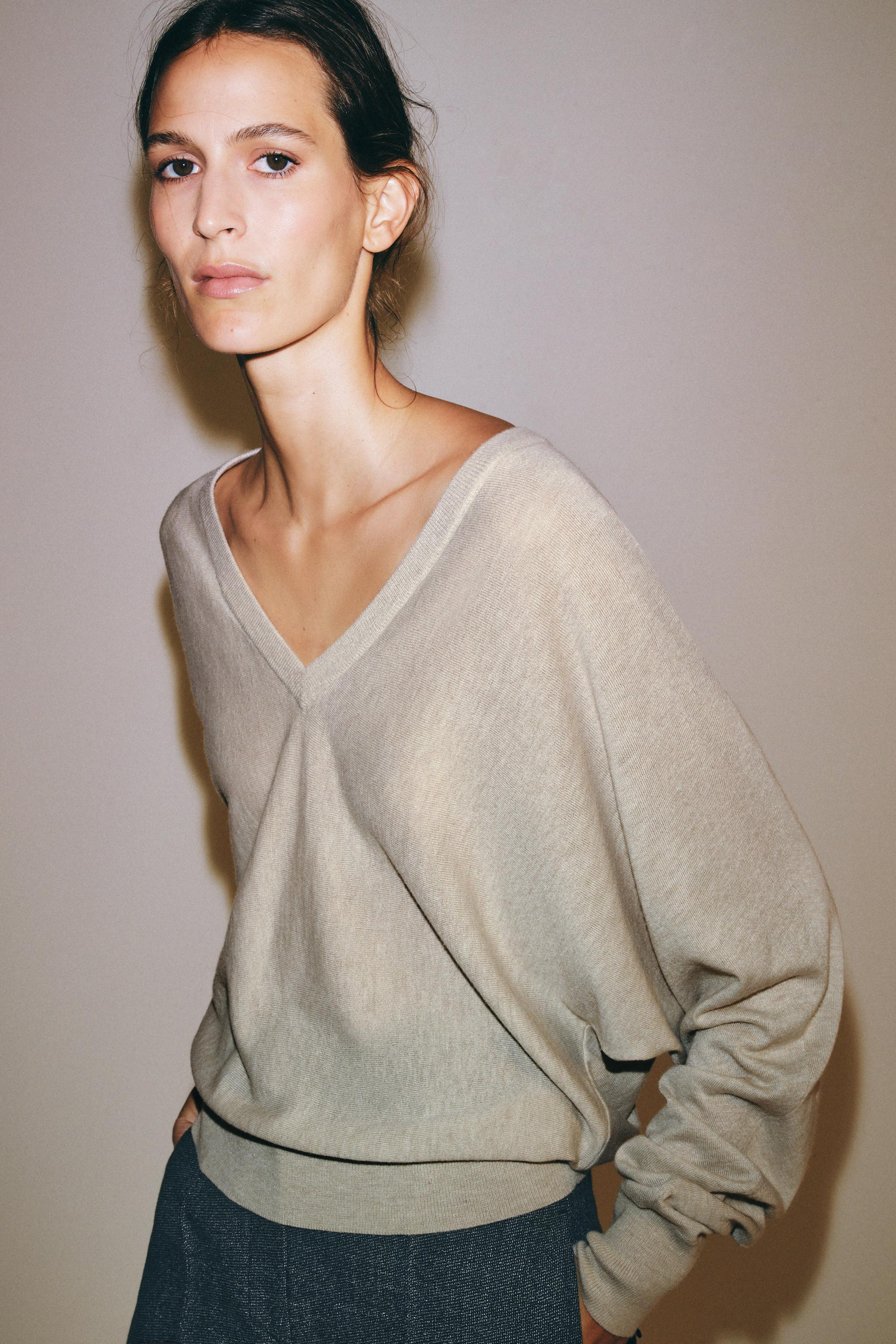 Wollpullover mit V-Ausschnitt | Zara DE