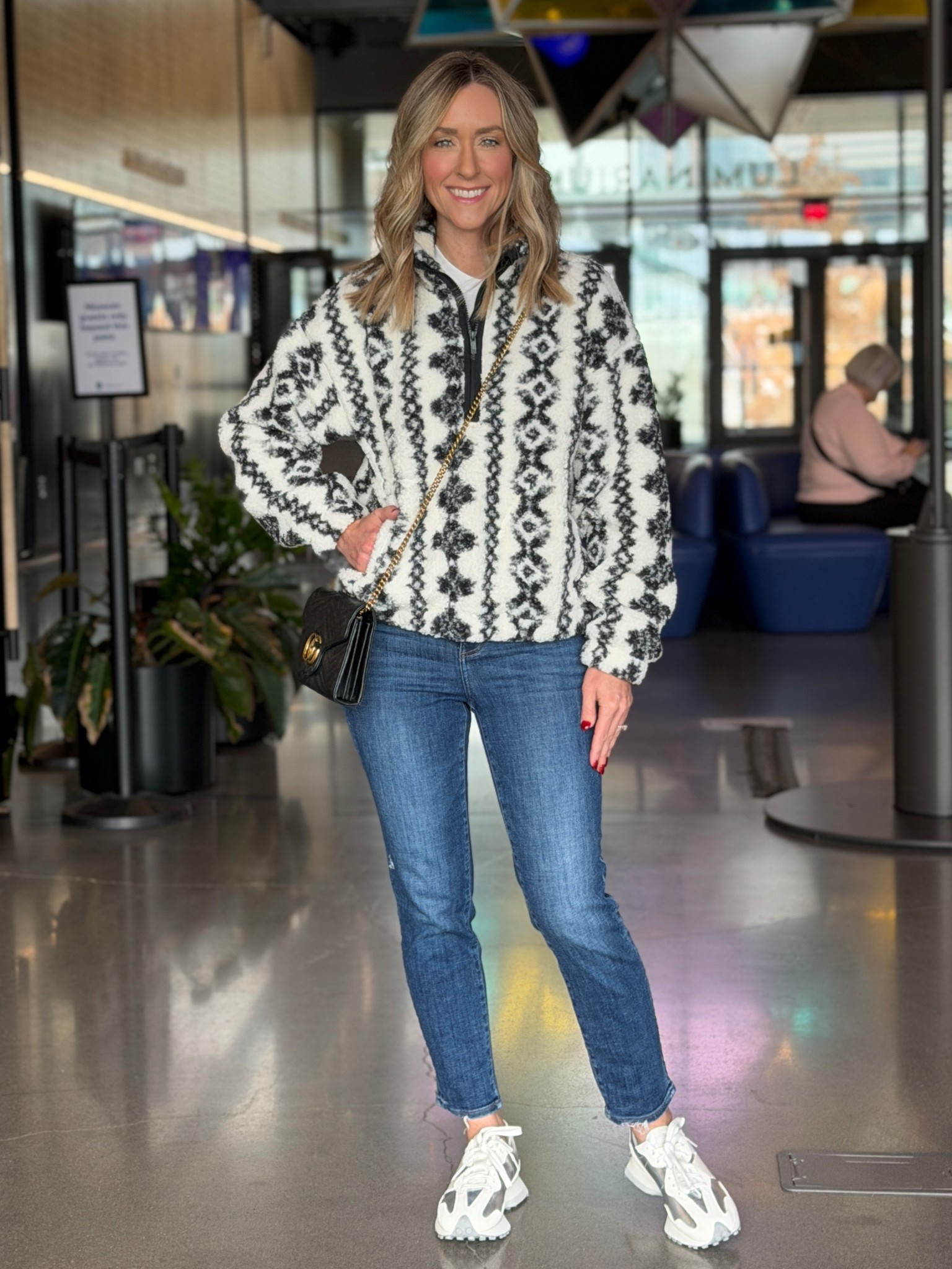 Cozy outfit at the museum! Wearing a small in the fleece. 

#LTKmomlife #LTKdayinmylife #LTKActive