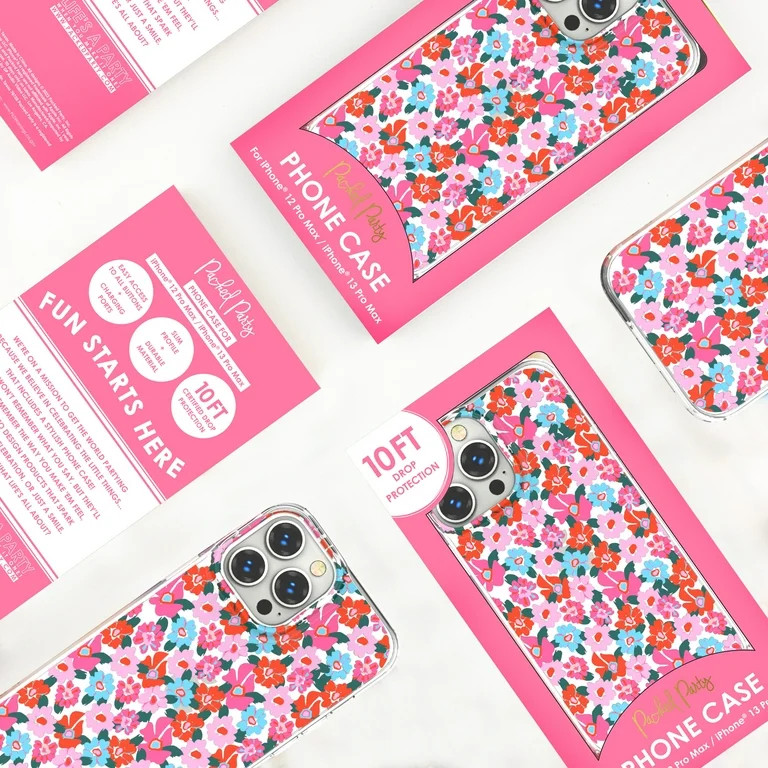 Packed Party "Fresh Florals" iPhone Case | Fits iPhone 13 Pro Max or 12 Pro Max | Durable, Slim D... | Walmart (US)