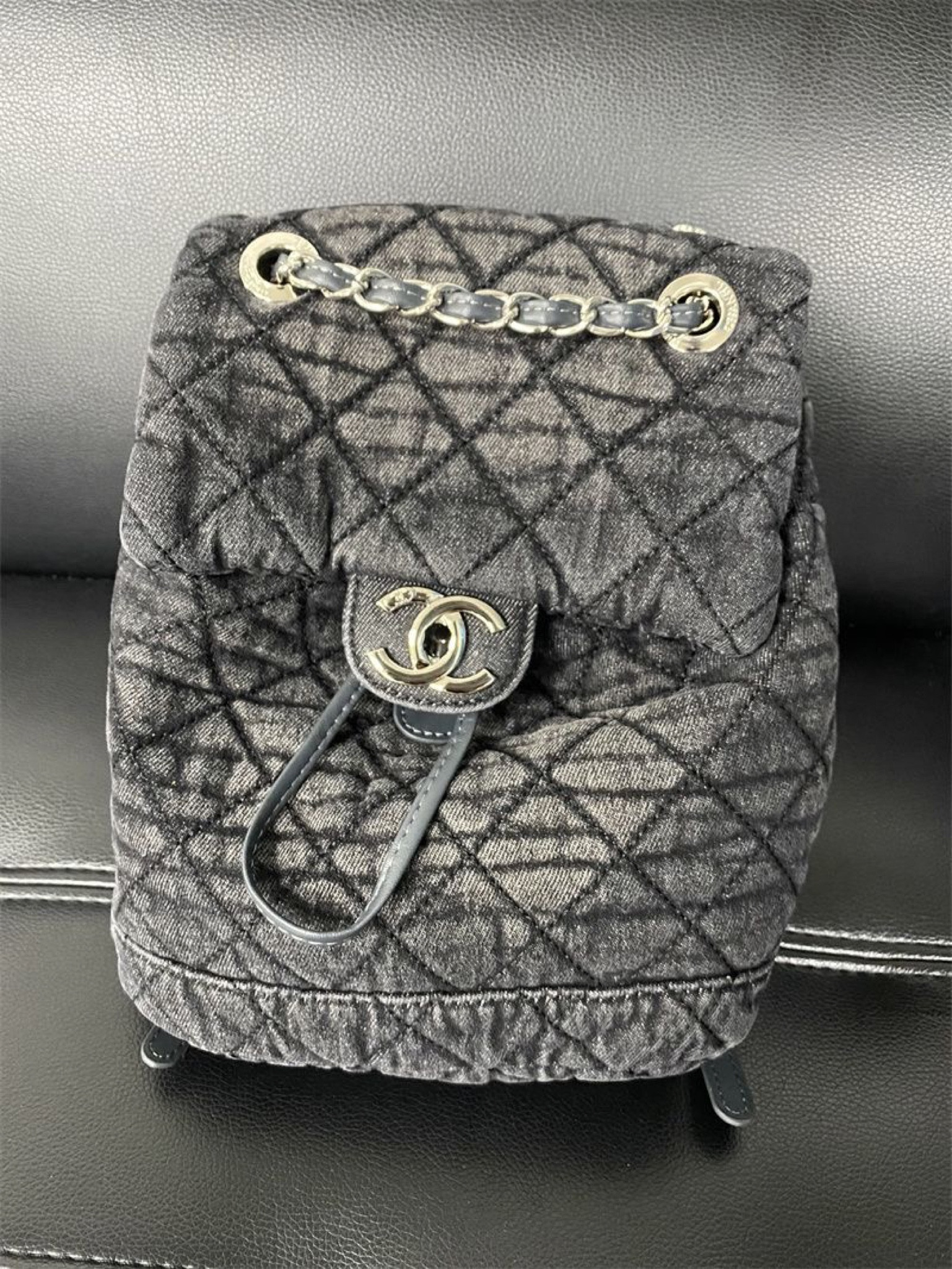 clip on mini backpack Hunter - Leather Top Clip Mini Backpack New