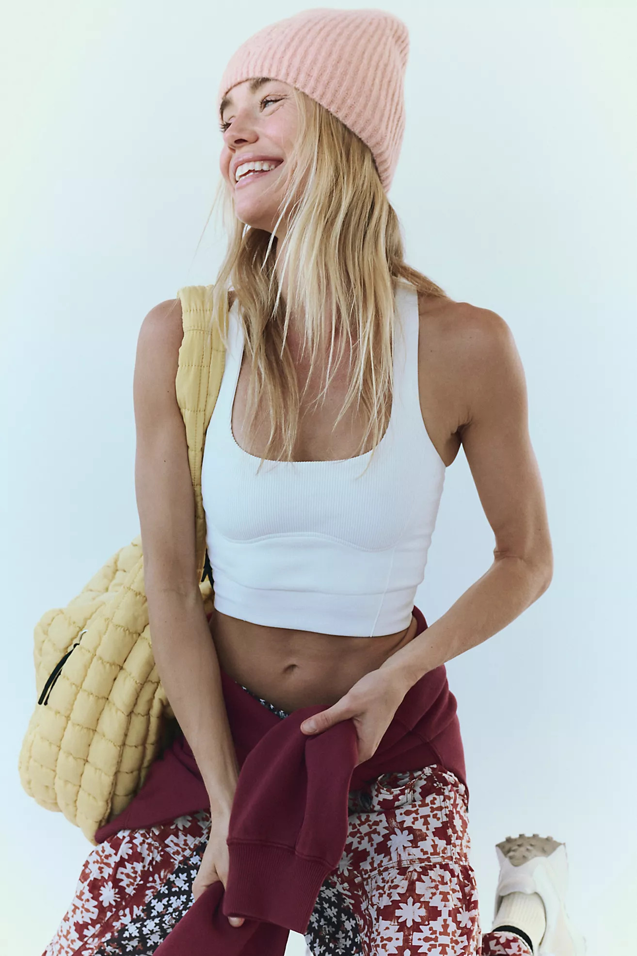 Happiness Runs Corset Racer Back Tank | Free People (Global - UK&FR Excluded)