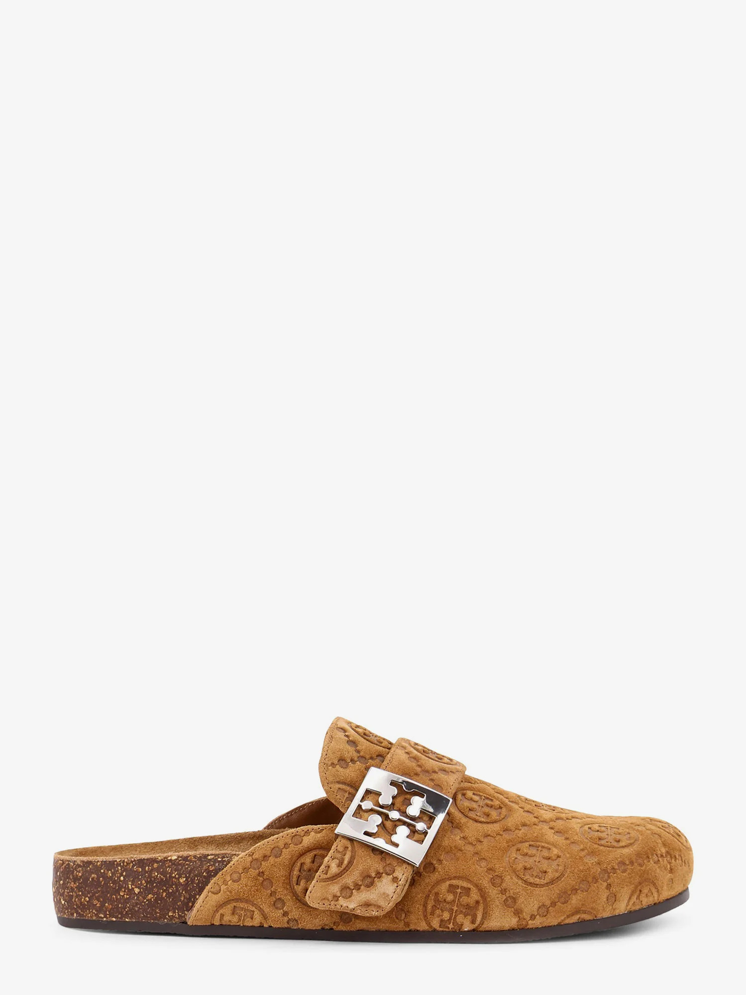 T Monogram Mellow jacquard suede Mule - TORY BURCH - gender_Woman | Nugnes 1920