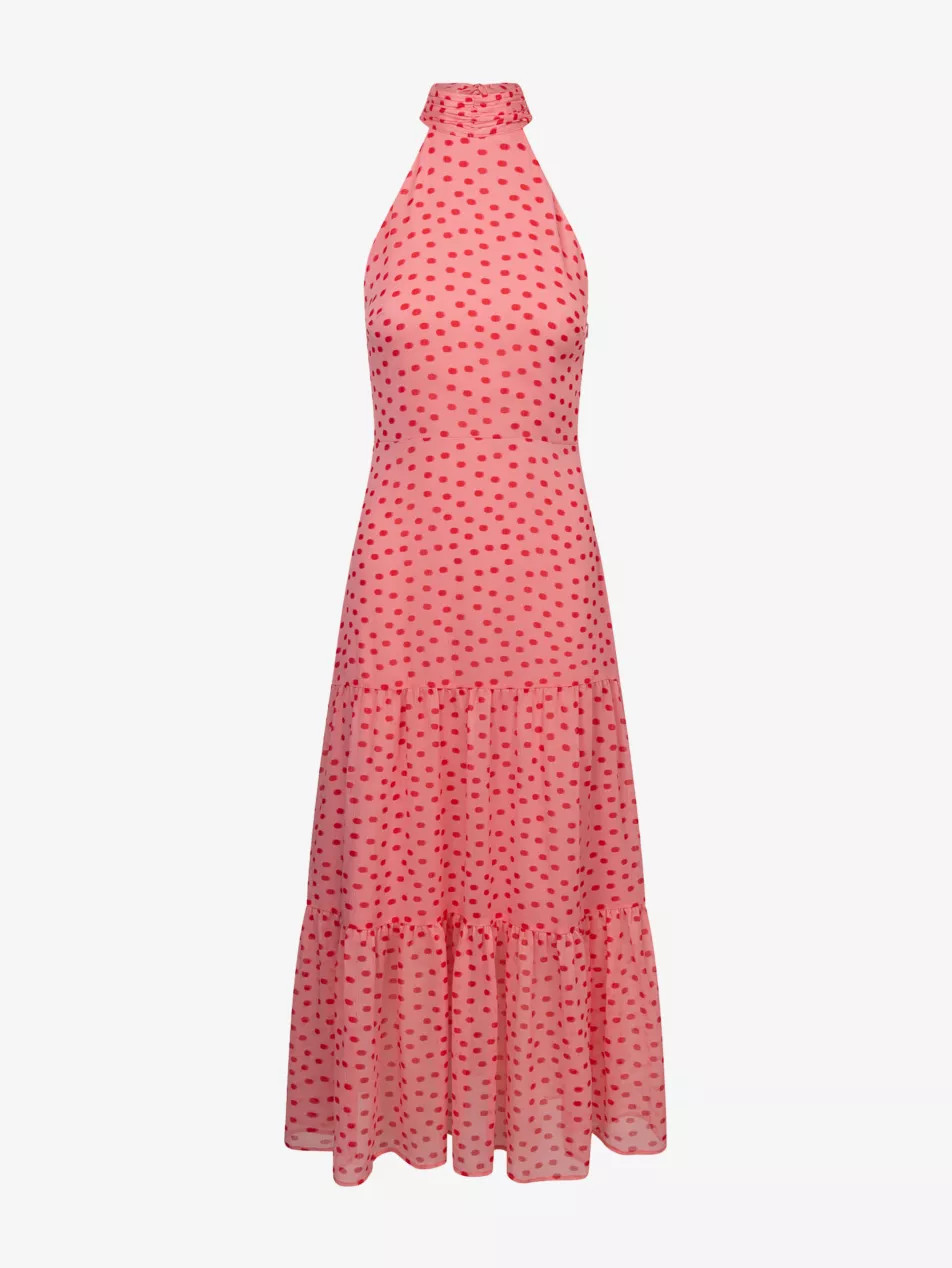 Romeo Polka-Dot Chiffon Maxi Dress | Selfridges