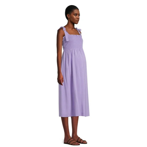 Destination Maternity Women's Tie Shoulder Dress, Sizes S-2XL | Walmart (US)