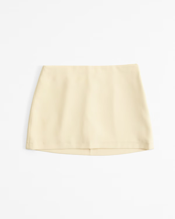 The A&F Scarlett Mid Rise Mini Skort | Abercrombie & Fitch (US)