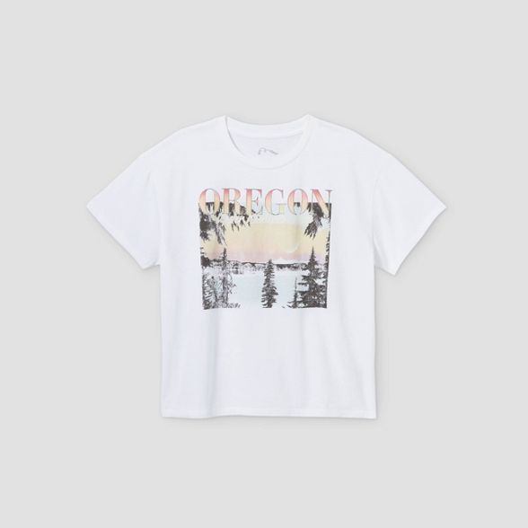 Girls' Boxy Short Sleeve Graphic T-Shirt - art class™ | Target