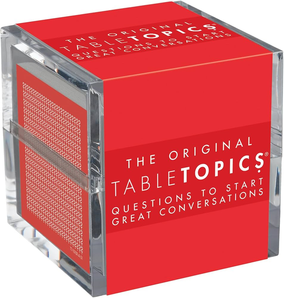 TableTopics Original Conversation Starter Cards for Adults to Break The Ice with 135 Questions fo... | Amazon (US)