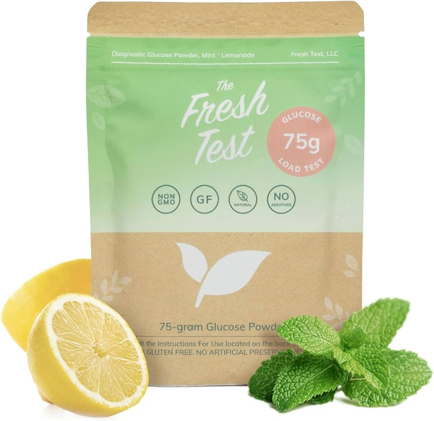 The Fresh Test, 75-gram Powder Drink Mix | Additive-Free, Non-GMO, Organic Ingredients | Mint Lem... | Amazon (US)