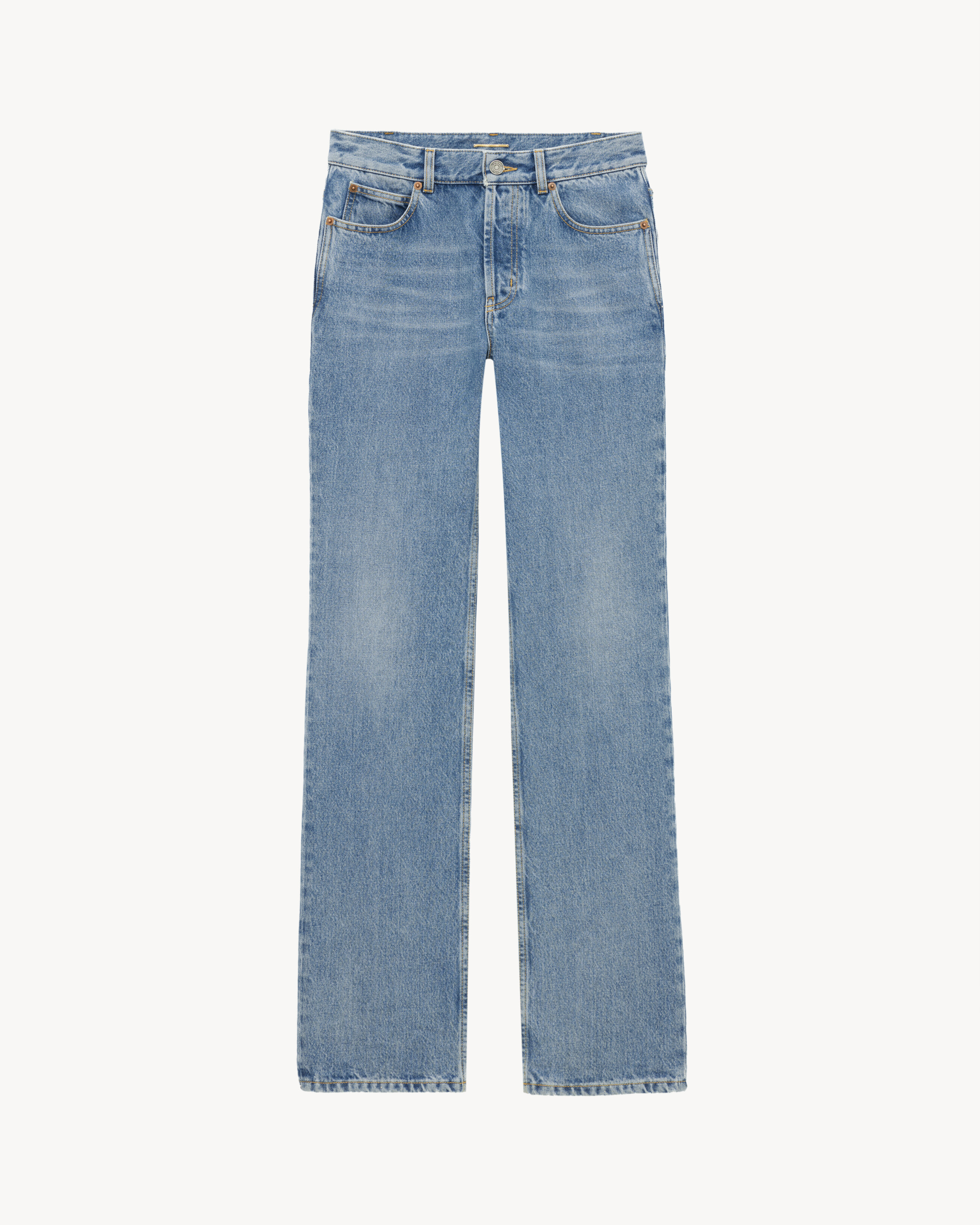 NICO mid-rise straight jeans in Blue | Saint Laurent | YSL EN-US | Saint Laurent Inc. (Global)