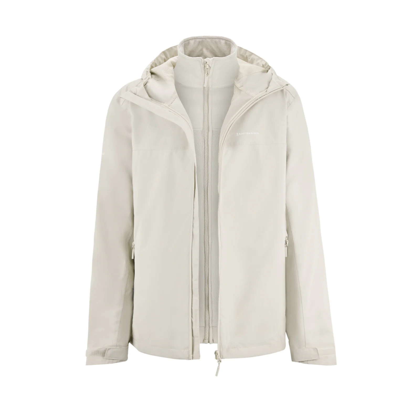 Everyday 3in1 Rain Jacket Sandstone \u2013 Damen \u2013 Jacken | Kapten & Son DE