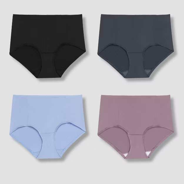 Hanes Premium Women's 4pk Tummy Control Briefs Underwear - Colors May Vary | Target
