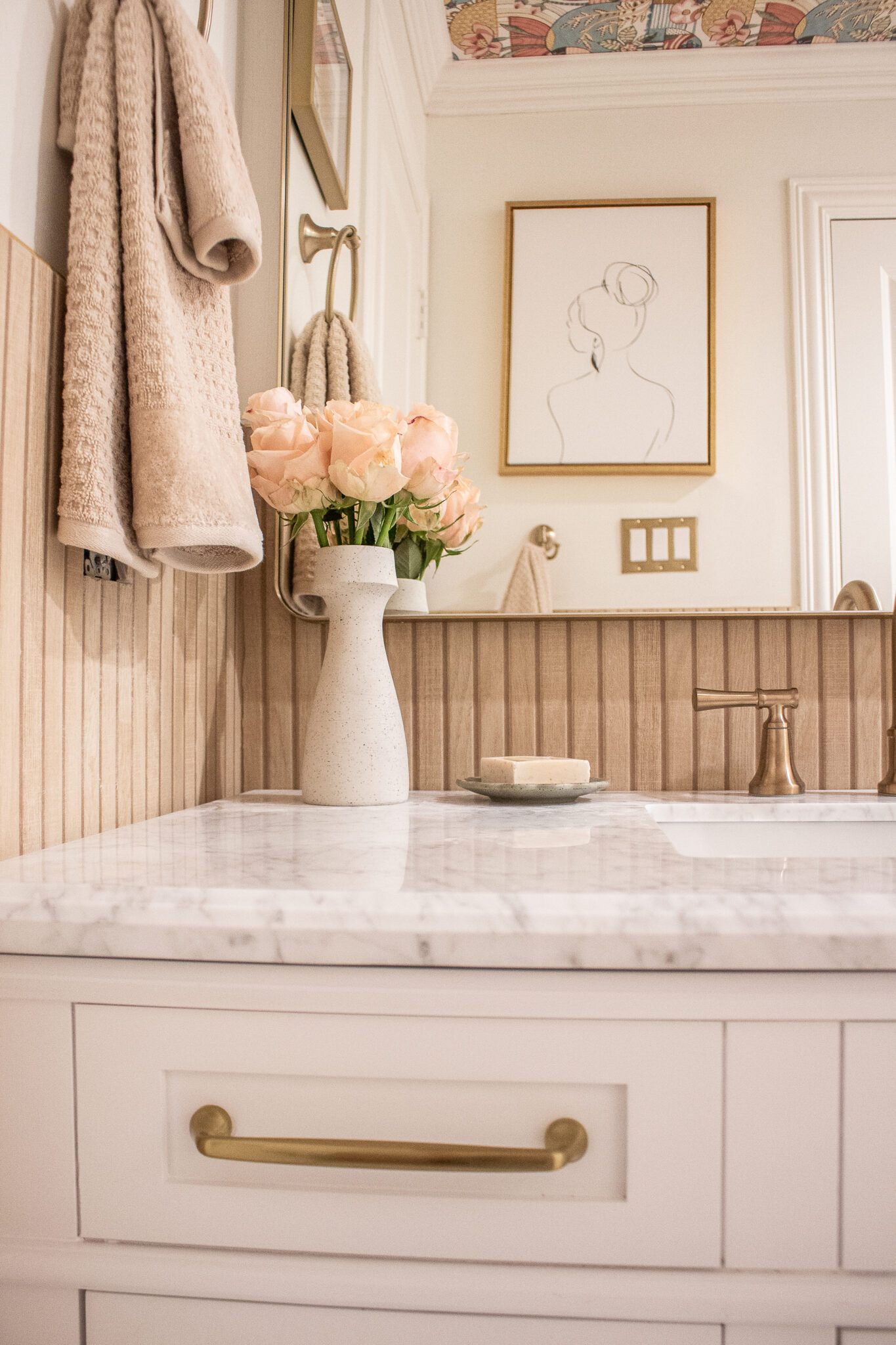 Proof that a teen bathroom can be fun without feeling too young! Love the mix of playful details, modern finishes, and practical pieces that make this space both pretty and functional.

#LTKHome #LTKSeasonal