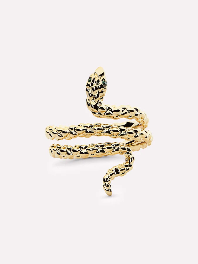 Gold Snake Ring | Ana Luisa