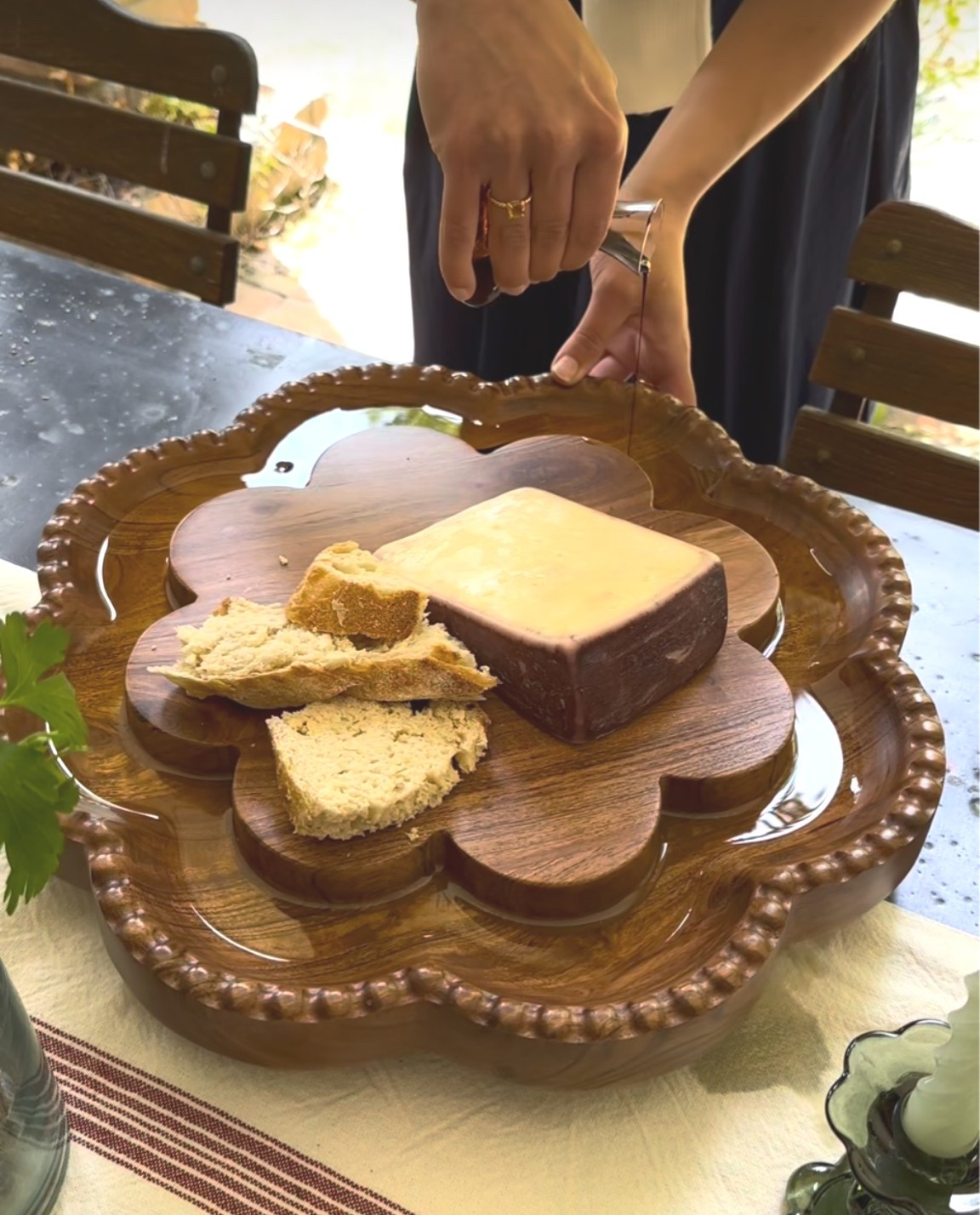 Obsessing over this vintage English bread board/lazy Susan! 🙌🏻 It's perfect for Summertime entertaining

#LTKSeasonal #LTKfoodie #LTKHome
