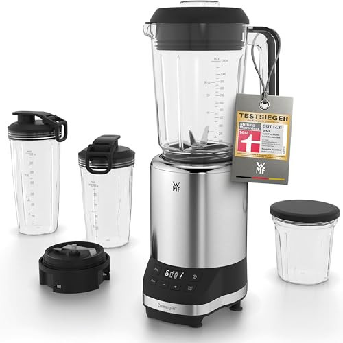 WMF Kult Pro Multifunktionsmixer Hochleistungsmixer, 30.000 U/min, Smoothie Maker, Standmixer, Ice-Crush Funktion, 4 Mixbehälter inkl. ToGo-Verschluss | Amazon (DE)
