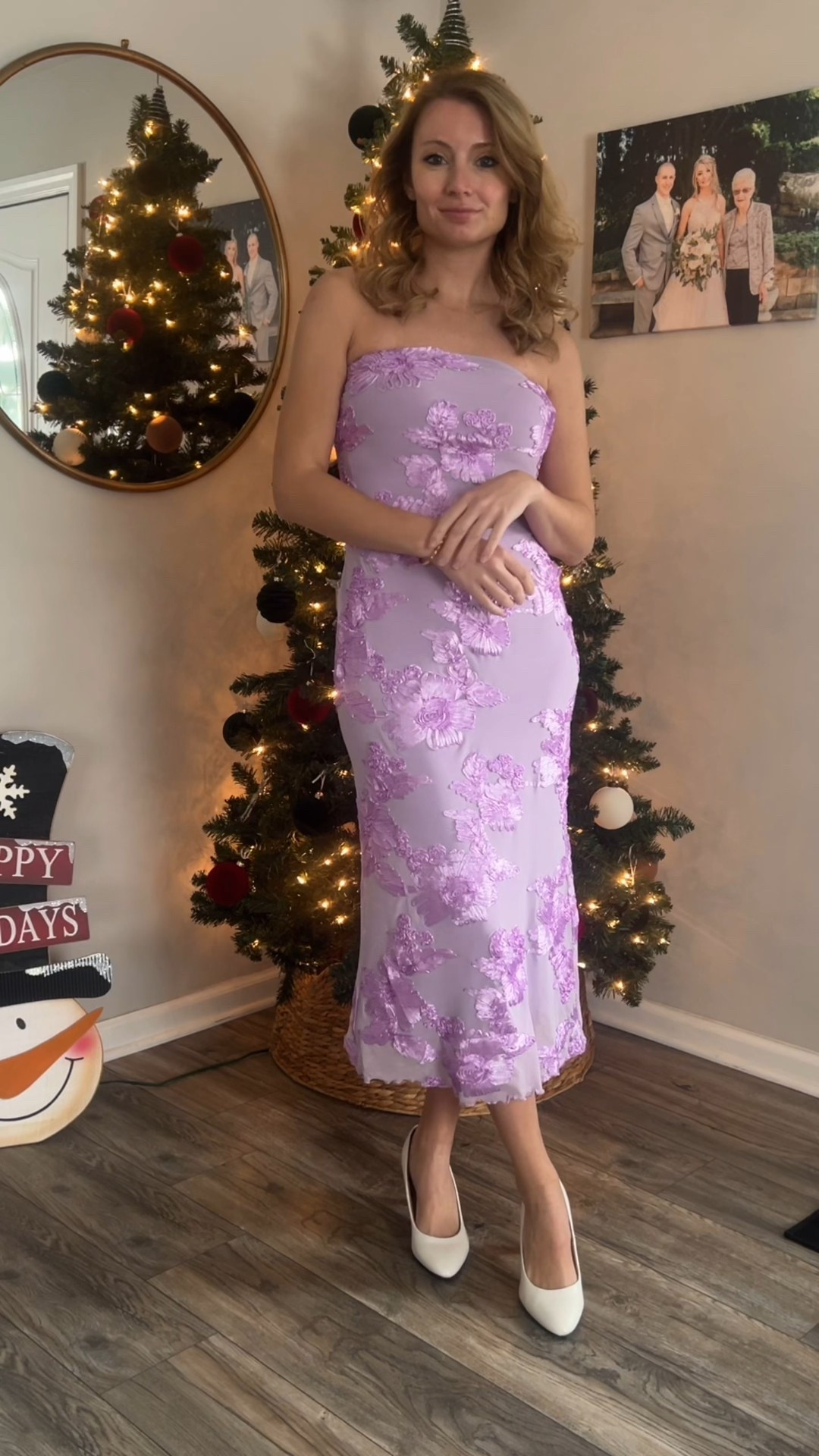 So love this dress for spring! Great for a spring wedding, comes in a number of pastel colors too! Wearing a size small. 

#LTKFindsUnder50 #LTKootd #LTKWedding