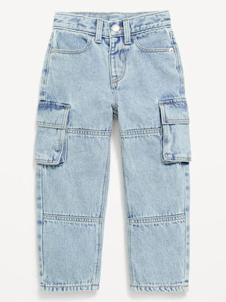 Baggy Barrel-Leg Cargo Jeans for Toddler Boys | Old Navy (US)