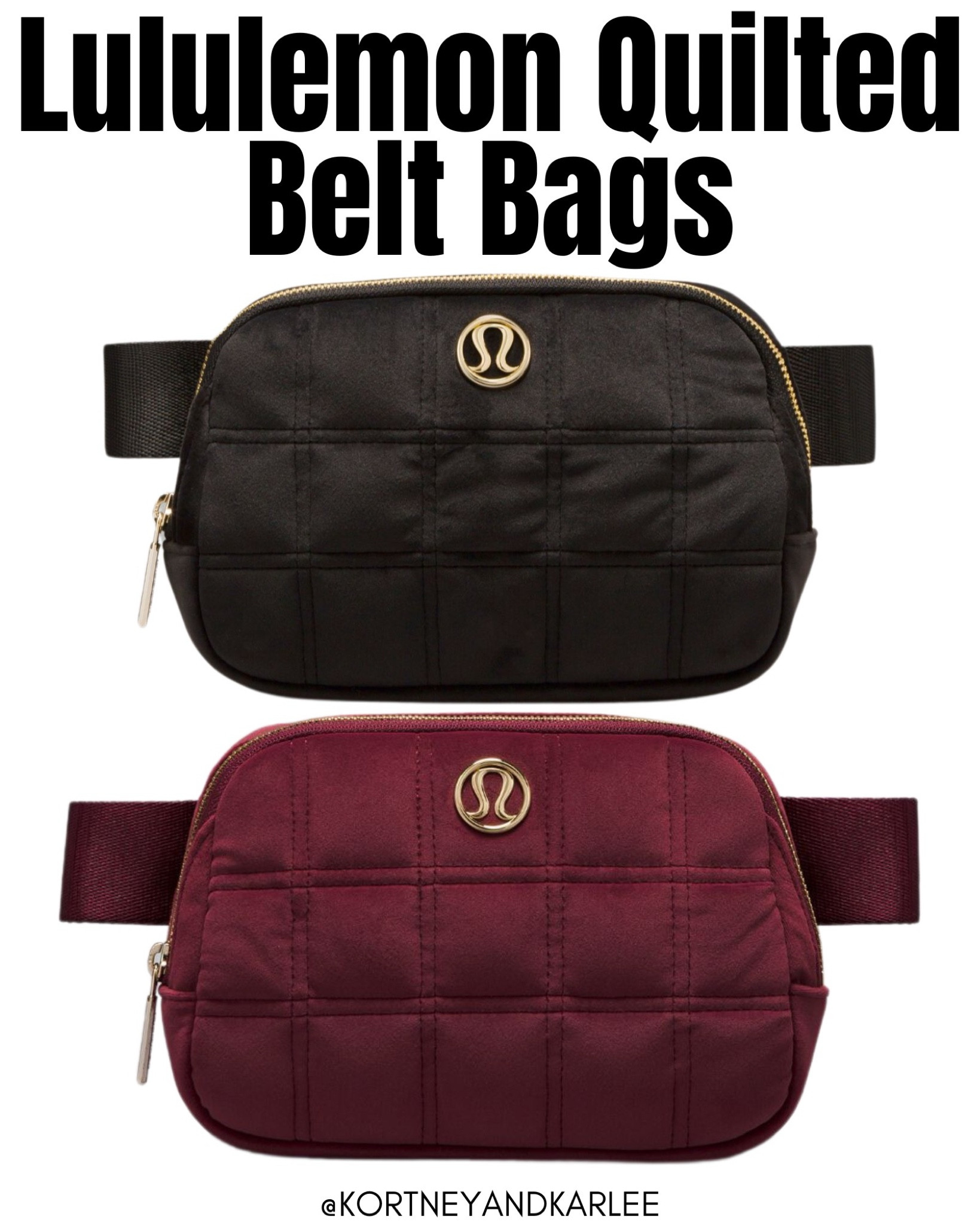 New Lululemon Belt Bags!

Kortney and Karlee | #kortneyandkarlee #LTKSeasonal #LTKfindsunder100 #LTKfitness 
