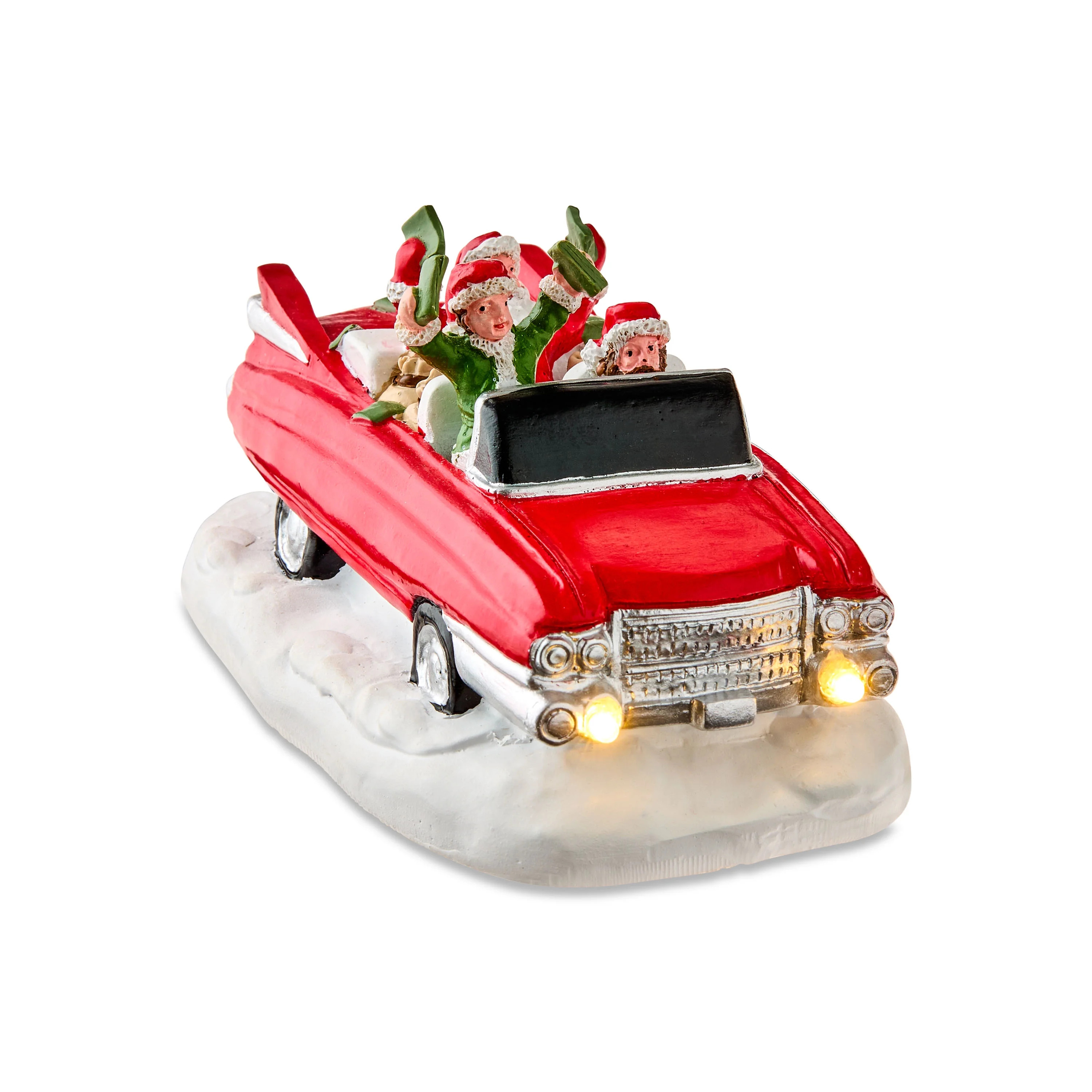 Light-Up Christmas Village Santa Joy Ride Decorative Figurine, 4.75", by Holiday Time | Walmart (US)