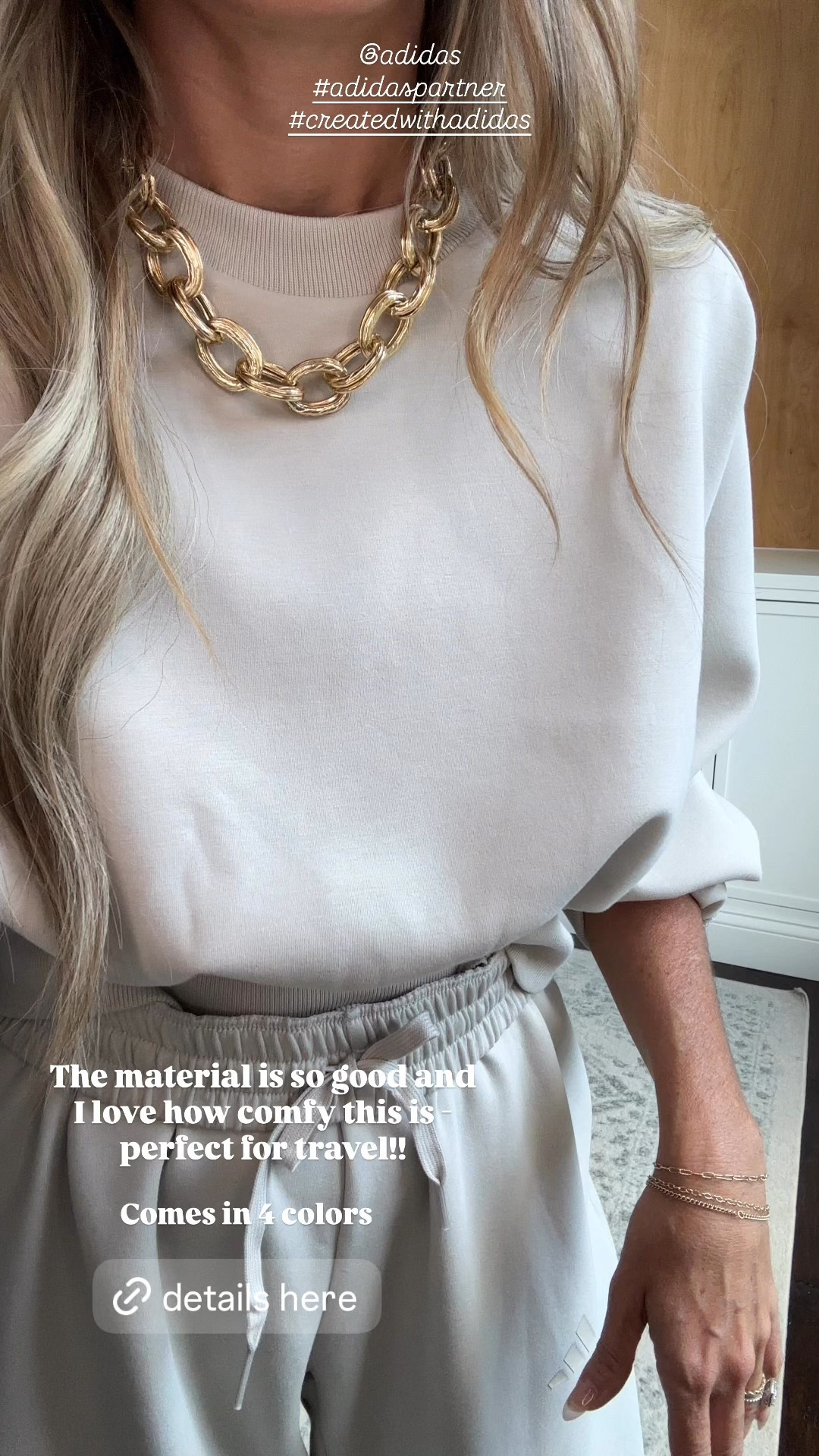 Travel outfit I wore to LTKCon - loose fit sweatpants and cropped oversized sweatshirt. Wearing xs in both! 

Linking a bunch of neutral sneakers that will go with so much this season!

Up to 30% Off Select Items | www.adidas.com/us/get

Code LTK30

9/6 – 9/24

@adidas #createdwithadidas #adidaspartner 

#LTKShoeCrush #LTKCon #LTKTravel