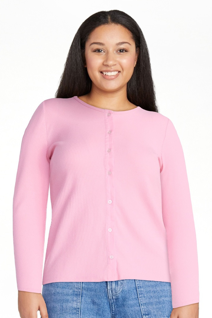 Free Assembly Women's Fitted Cardigan Sweater with Long Sleeves, Lightweight, Sizes XS-XXL | Walmart (US)