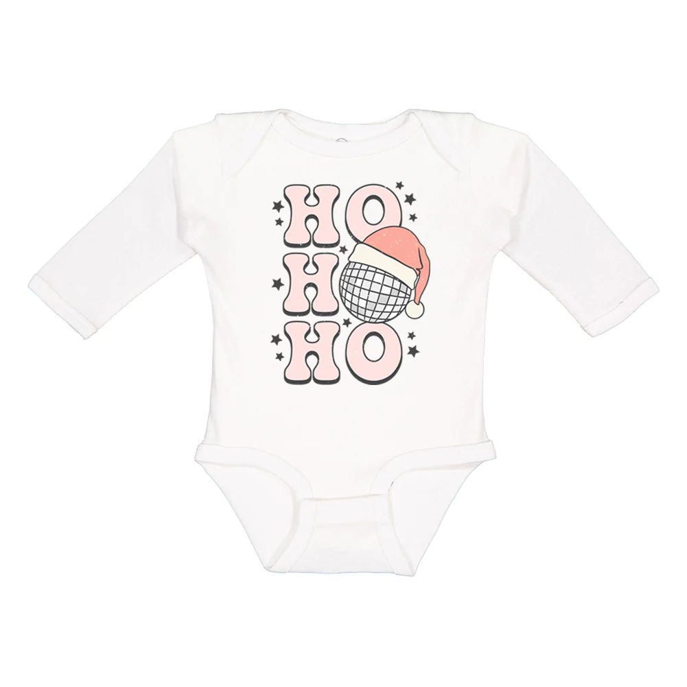 Infant 'Ho Ho Ho Disco' Onesie Long Sleeve | United Monograms