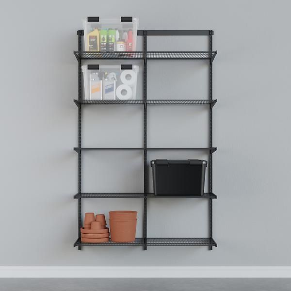 Garage+ 4' Wall Shelving Solution | The Container Store