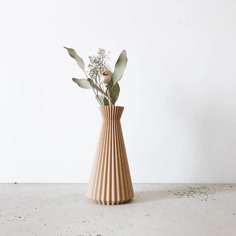 Origami Vase  Dry Flowers  ISHI  Original Gift for Her  | Etsy | Etsy (US)