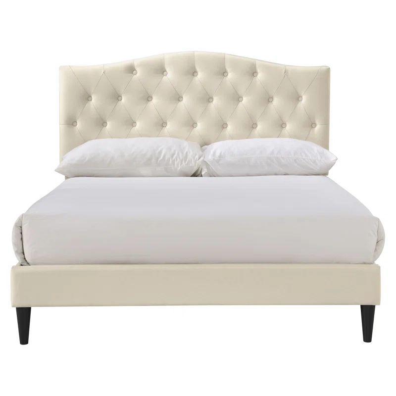 Adal Tufted Upholstered Low Profile Platform Bed | Wayfair North America