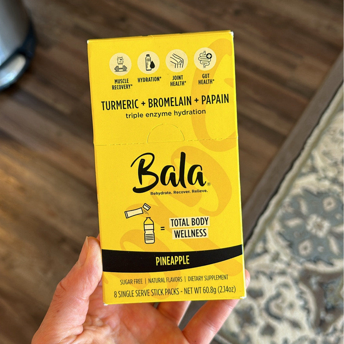 new to me electrolytes from BALA with added turmeric that i am DIGGING!! never had a 🍍 flavored electrolyte product this delish.😋

#LTKsalealert #LTKfitness #LTKfindsunder50