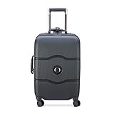 DELSEY Paris Chatelet Hard+ Hardside Luggage with Spinner Wheels, Black, Carry-on 21 Inch | Amazon (US)