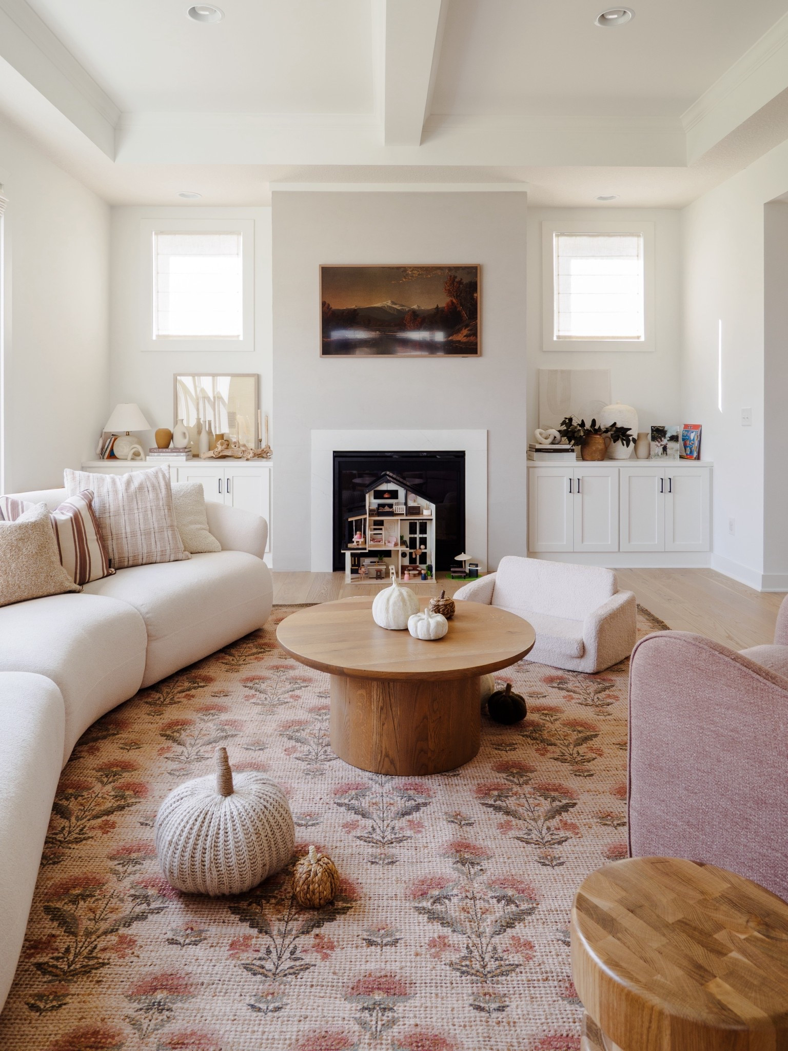 Fall home rug decor modern traditional pumpkins October 

#LTKFamily #LTKSeasonal #LTKHome