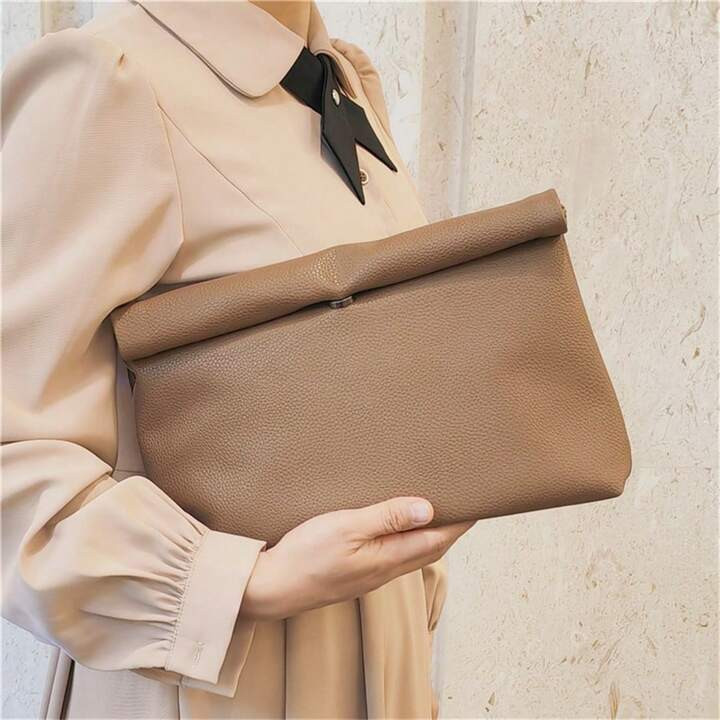 Personality Slouchy Casual Women Clutches Soft PU Leather Lady Evening Bags Trend Party Girl Enve... | SHEIN