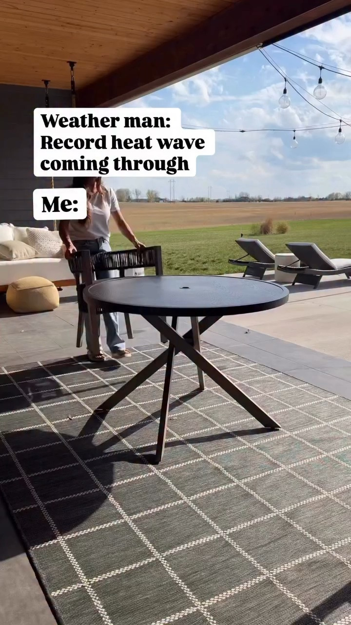 Cabin fever is a real thing and as soon as the weather gets warm, I get giddy and grabbing all of my outdoor furniture m, cleaning up the space and spending a ton more time outside. I live in Missouri, so this little warm-up is temporary, but I’m taking it. This video is from last year so follow along in stories as I set up the patio for this year! 

#LTKSeasonal #LTKHome