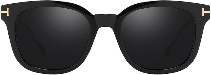 KSSESSE Retro Square Polarized Sunglasses for Women Men UV Protection Womens Stylish Sunnies | Amazon (US)