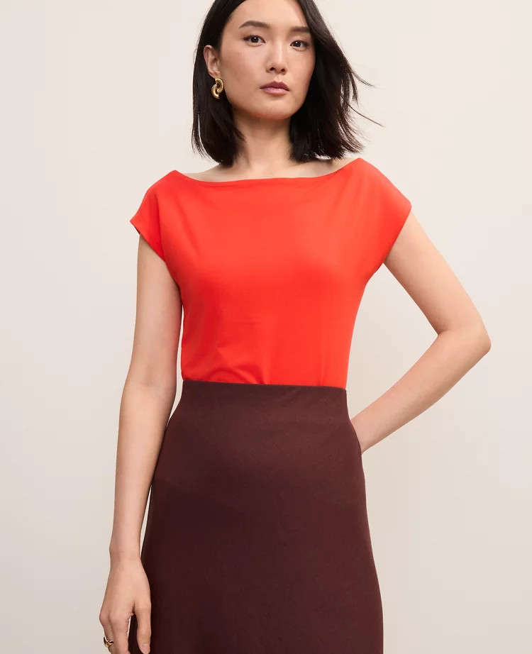 Boatneck Top | Ann Taylor