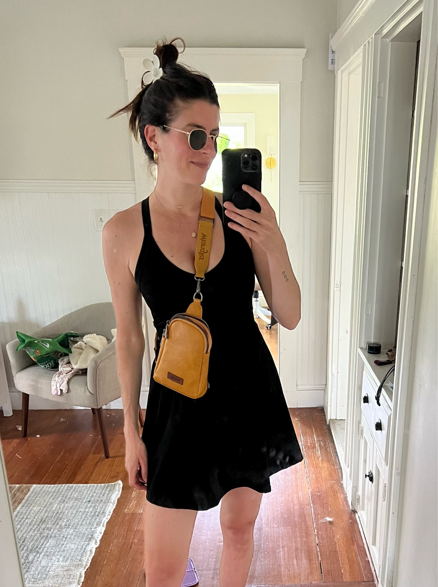 Wearing a medium in the tennis dress — love that the shorts aren’t attached in the back so you can easily use the bathroom without having to pull down the whole dress! 

#LTKFindsUnder50 #LTKSeasonal #LTKActive