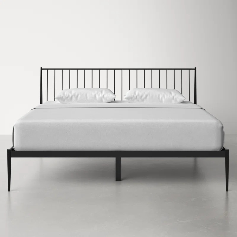 King Black Aston Platform Bed | Wayfair Professional