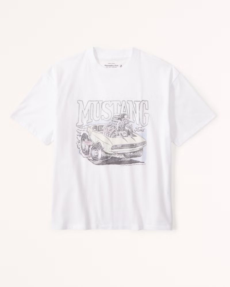 Mustang Graphic Easy Tee | Abercrombie & Fitch (US)