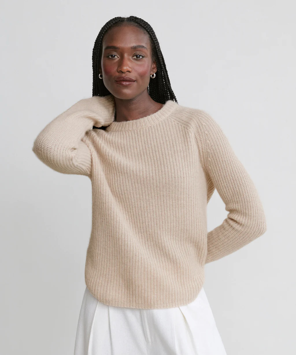 Cashmere Fisherman Sweater | Jenni Kayne